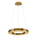 Luminaire LED suspendu JESI LED/35W/230V 3000K Ø 60 cm bronze