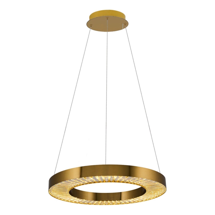 Luminaire LED suspendu JESI LED/35W/230V 3000K Ø 60 cm bronze