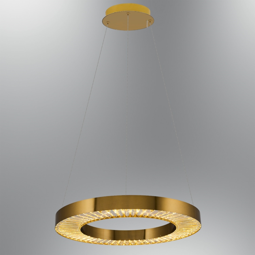 Luminaire LED suspendu JESI LED/35W/230V 3000K Ø 60 cm bronze
