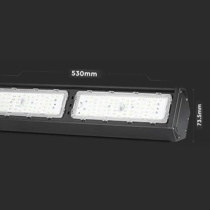 Luminaire linéaire LED industriel High Bay SAMSUNG CHIP LED/100W/230V 6500K IP54