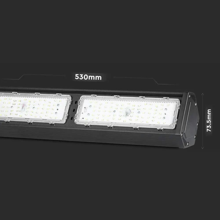 Luminaire linéaire LED industriel High Bay SAMSUNG CHIP LED/100W/230V 6500K IP54