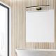Luminaire miroir salle de bain SHINE LED/13,8W/230V IP44 noir/gold