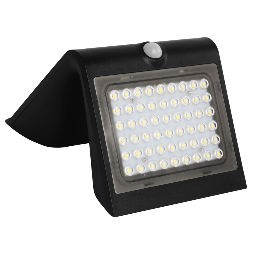 Luminaire solaire avec détecteur de mouvement et crépusculaire LED/3,2W/2000 mAh 3,7V IP65