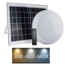 Luminaire solaire extérieur LED/15W 3000/4000/6400K IP65 + télécommande