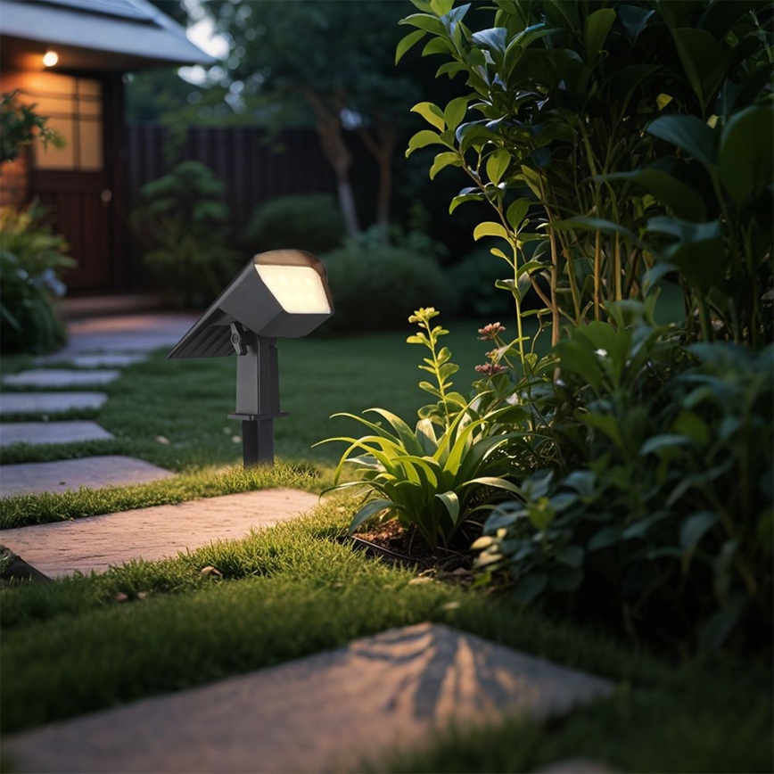 Luminaire solaire LED 2 en 1 LED/1,3W/3,7V 3000/4000/6400K IP65 1200 mAh