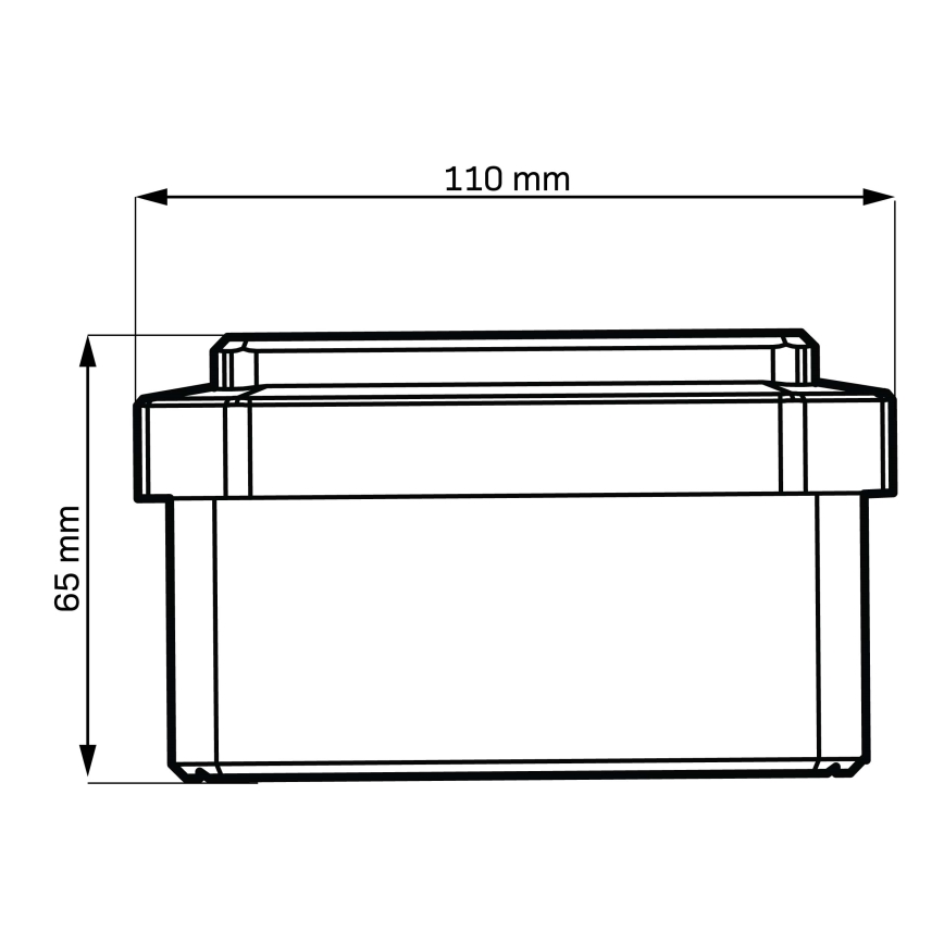 Luminaire solaire LED ELVO LED/4,5W/1,2V 300 mAh IP44 noir