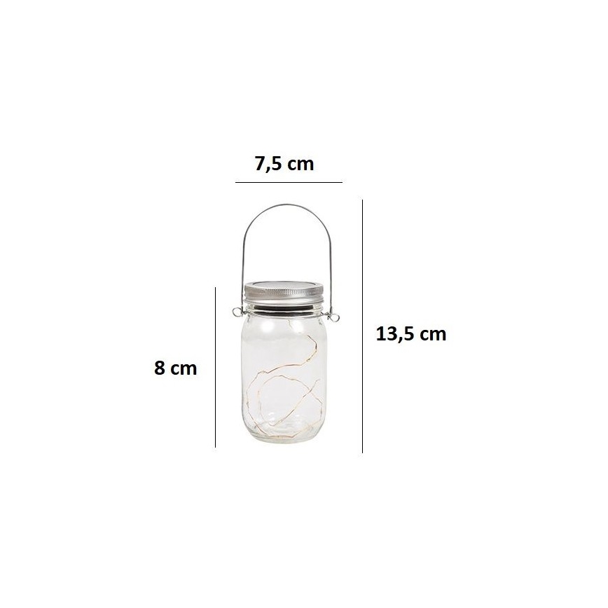 Luminaire solaire LED JAR LED/1,2V IP44