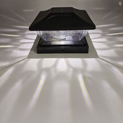 Luminaire solaire LED TOYA LED/4,5W/230V 3000/6500K 600 mAh IP44 noir