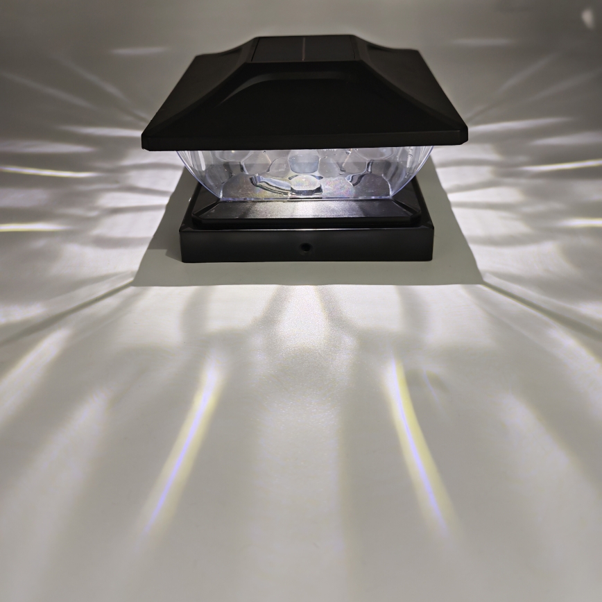Luminaire solaire LED TOYA LED/4,5W/230V 3000/6500K 600 mAh IP44 noir