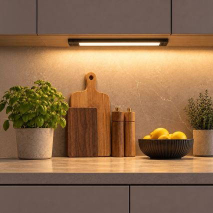 Luminaire LED sous-meuble LED/12W/230V 2700/3000/4000/5000/5700K 42 cm noir