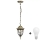 Luminaire suspendu LED d'extérieur FLORENCJA 1xE27/10W/230V IP43