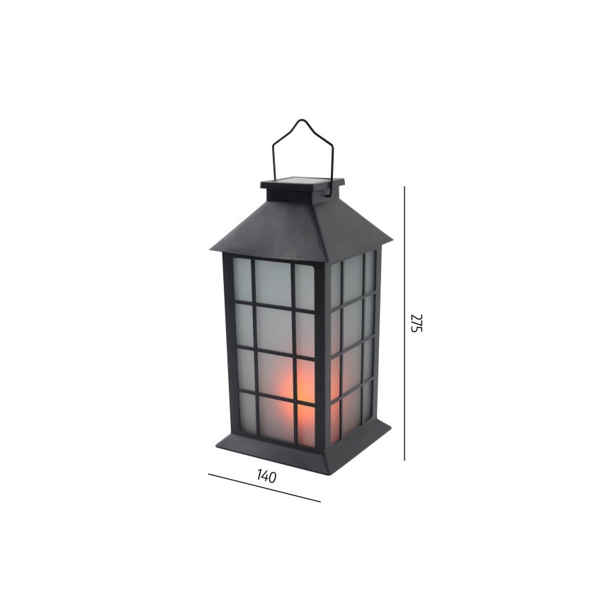 Luminaire suspendu solaire LED CANDELIO MILKY LED/1xAA 1600K IP44 200 mAh