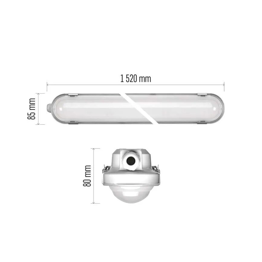 Luminaire technique dimmable MISTY LED/29/37/45/51W/230V 4000K IP66