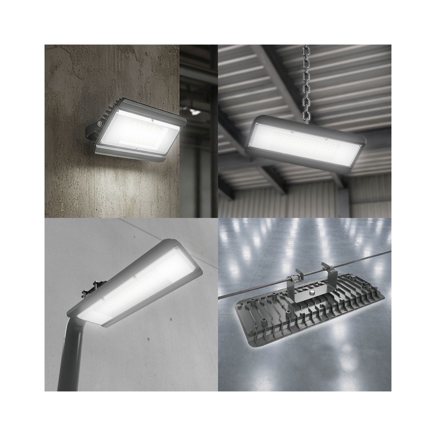 Luminaire technique LED 4-en-1 MULTILUXO LED/150W/230V 4000K IP65 36 cm
