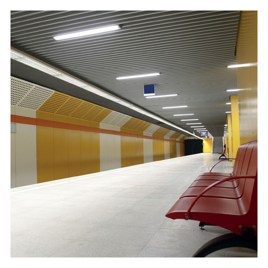 Luminaire technique LED LIMEA T8 (1x douille G13, 20 W, 230 V, IP65, 132 cm)