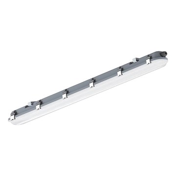 Luminaire technique LED type tube avec détecteur de mouvement et crépusculaire, 48 W, 230 V, IP65, 6500 K, 150 cm