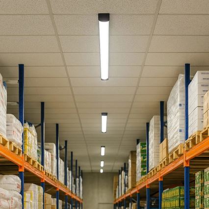 Luminaire tubulaire LED LED/30W/230V 4000K 90 cm noir