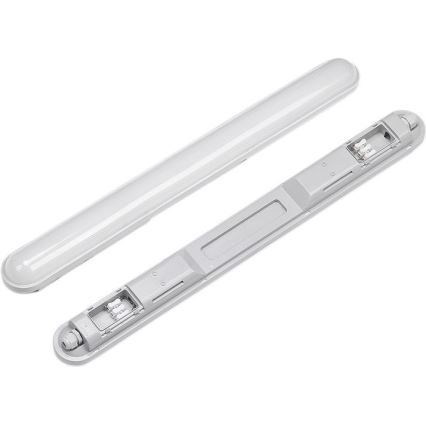 Luminaire tubulaire LED technique 18 W, 230 V, 4200 K, 60 cm, IP65