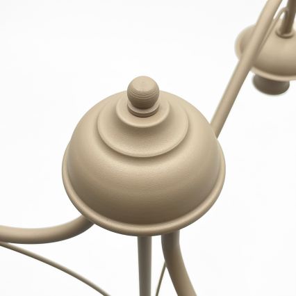 Lustre à chaîne ANTON 3xE14/60W/230V beige