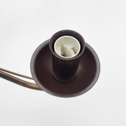 Lustre à chaîne ANTON 5xE14/15W/230V, bronze
