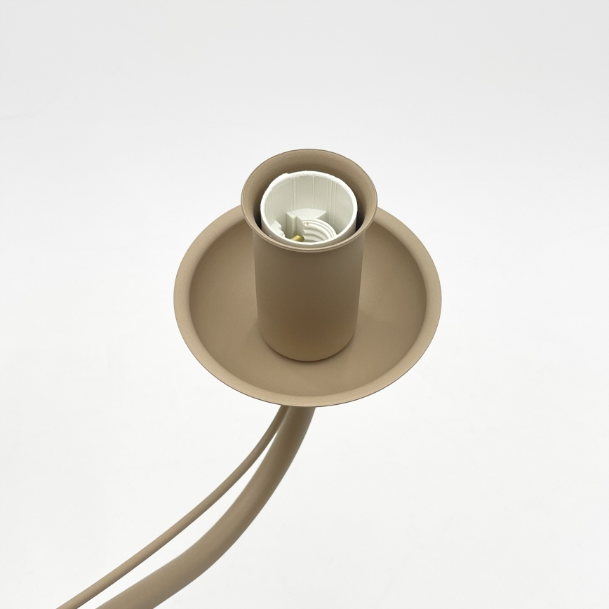 Lustre à chaîne ANTON 8xE14/60W/230V beige