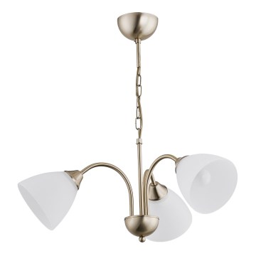 Lustre à chaîne ENIGMA 3xE14/10W/230V bronze