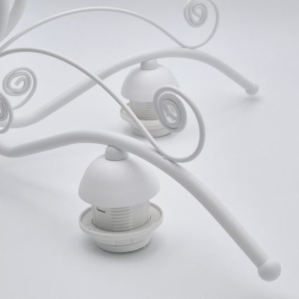 Lustre à chaîne RETRO II 5xE27/60W/230V blanc