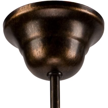 Lustre à chaîne RETRO II 5xE27/60W/230V, patine noire