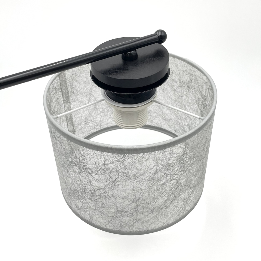 Lustre à chaîne ROSA 5xE27/60W/230V noir/gris