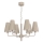 Lustre à chaîne TORTOLA 6xE14/15W/230V beige