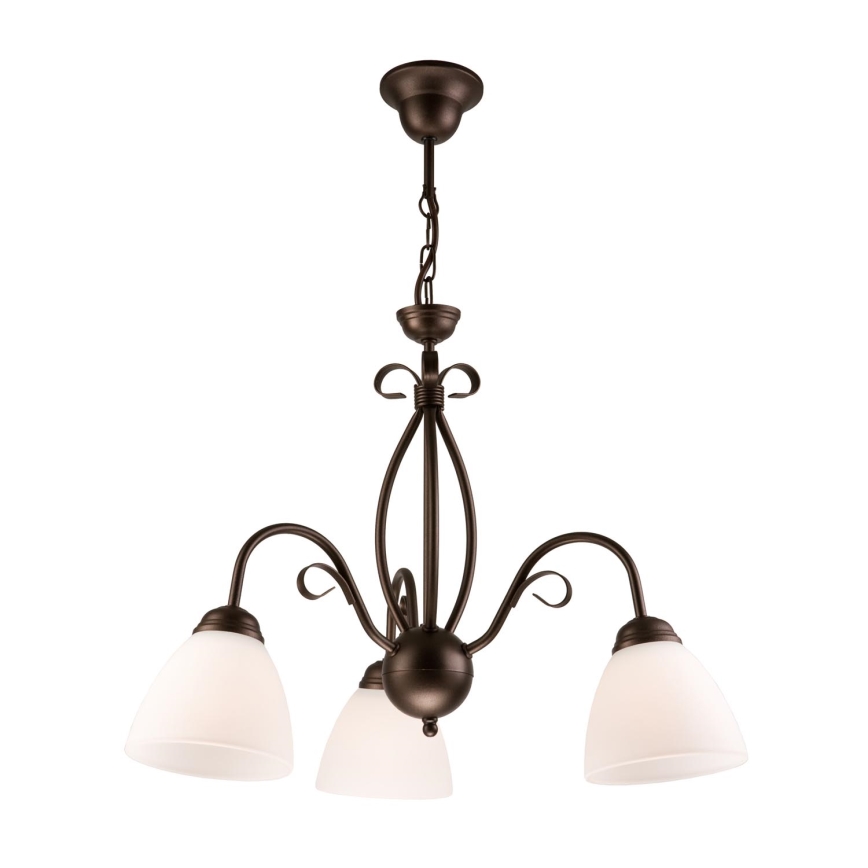 Lustre avec chaîne ADELLE 3xE27/60W/230V