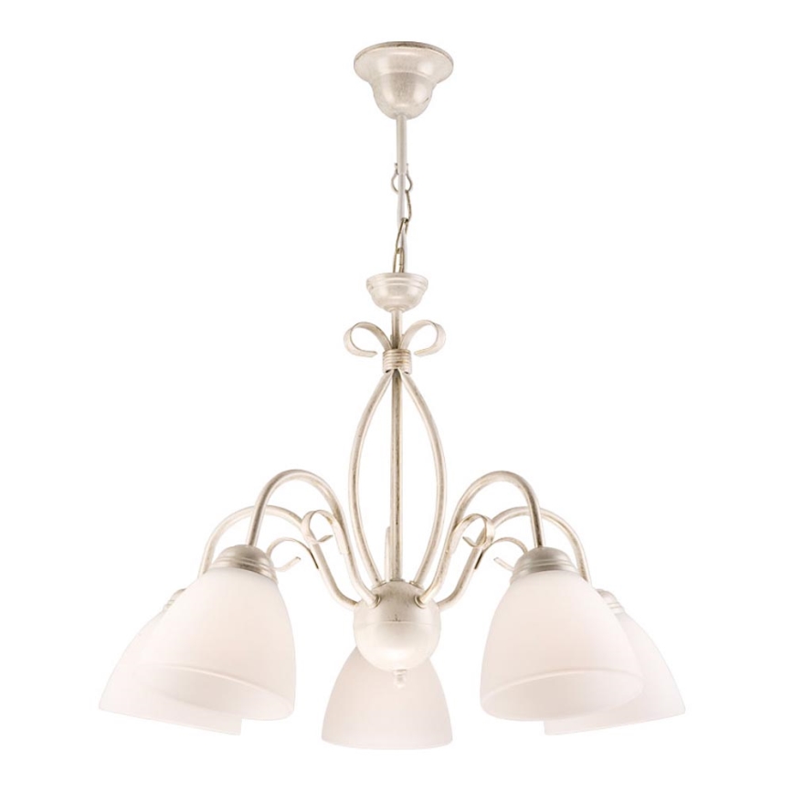 Lustre avec chaîne ADELLE 5xE27/60W/230V