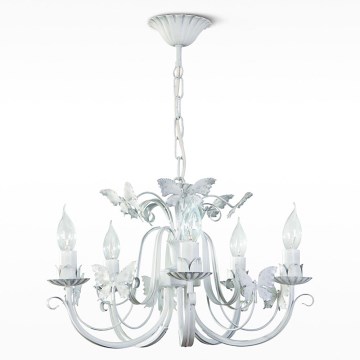 Lustre avec chaîne FARFALA 5xE14/40W/230V patine