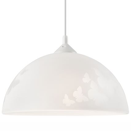 Lustre avec fil 1xE27/60W/230V PAPILLON