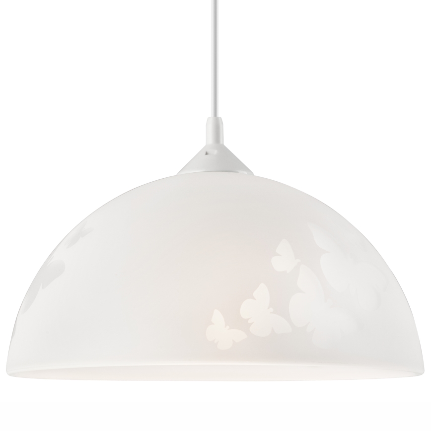 Lustre avec fil 1xE27/60W/230V PAPILLON