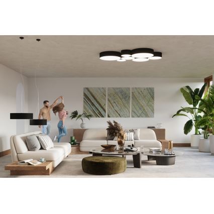 Lustre avec fil ARENA 35 2xE27/60W/230V noir