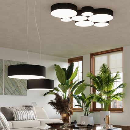 Lustre avec fil ARENA 35 2xE27/60W/230V noir