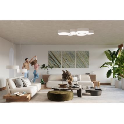 Lustre avec fil ARENA 45 3xE27/60W/230V blanc