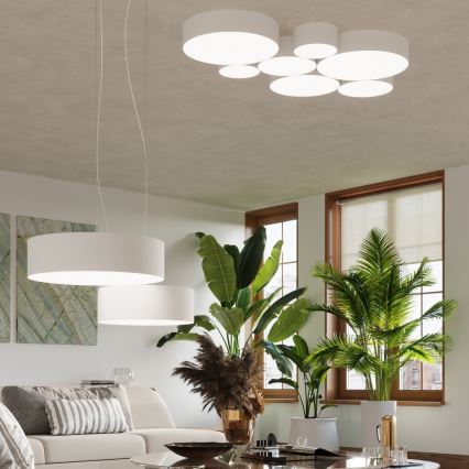 Lustre avec fil ARENA 45 3xE27/60W/230V blanc