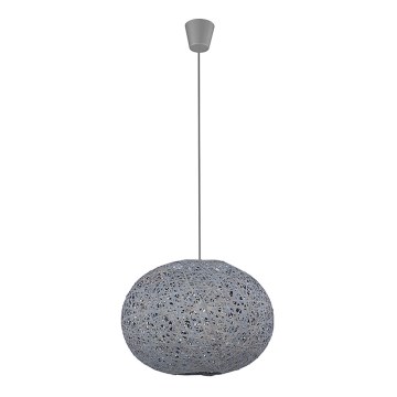 Lustre avec fil BACKAZ GRAY 1xE27/60W/230V