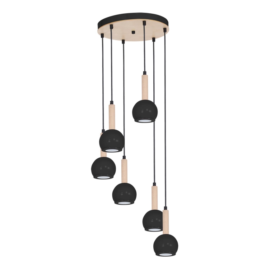 Lustre avec fil BOLLE 6xE27/60W/230V