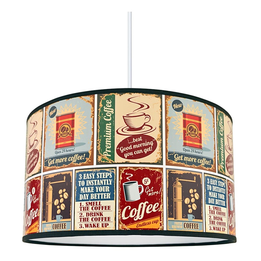 Lustre avec fil COFFEE 1xE27/60W/230V