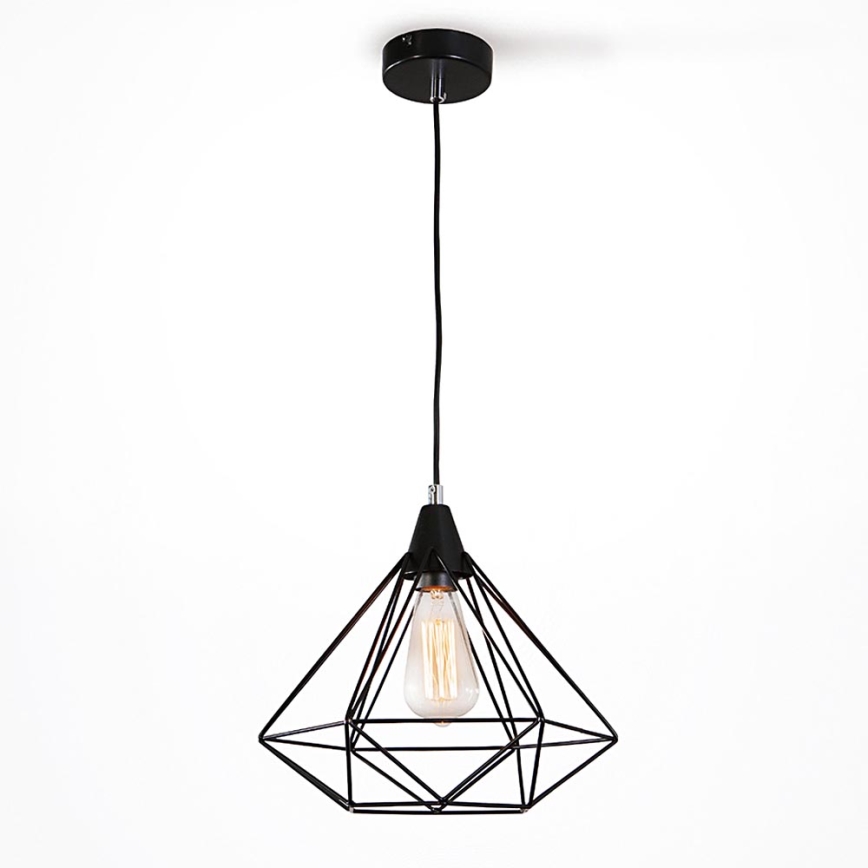 Lustre avec fil DIAMOND 1xE27/60W/230V 30 cm