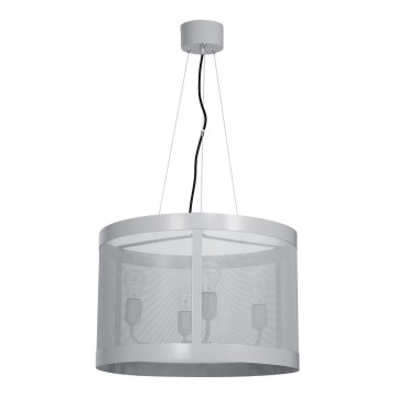 Lustre avec fil DRUM 4xE27/60W/230V