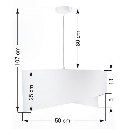 Lustre avec fil GALAXY 1xE27/60W/230V