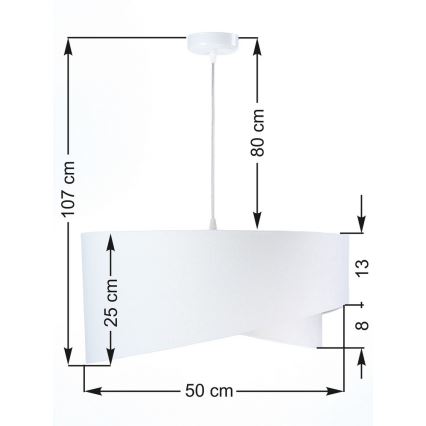 Lustre avec fil GALAXY 1xE27/60W/230V