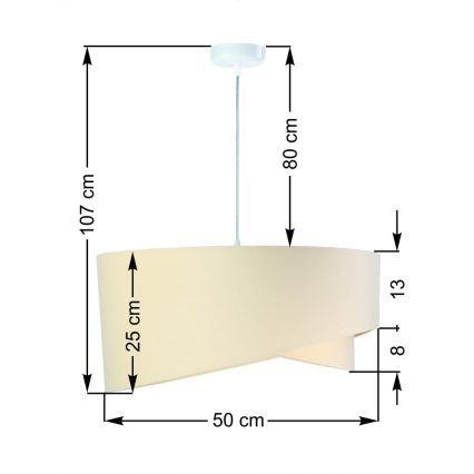 Lustre avec fil GALAXY 1xE27/60W/230V