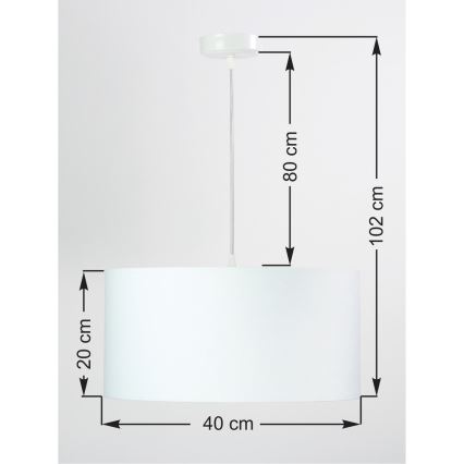 Lustre avec fil GLAMOUR 1xE27/60W/230V