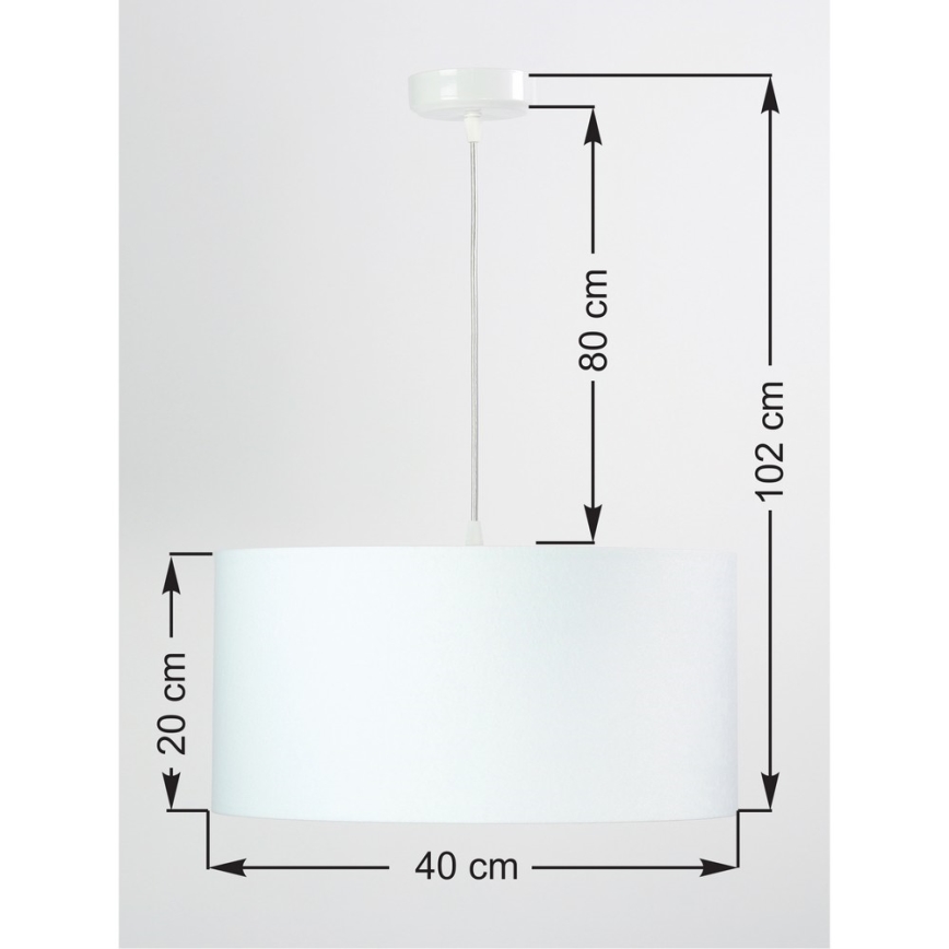 Lustre avec fil GLAMOUR 1xE27/60W/230V