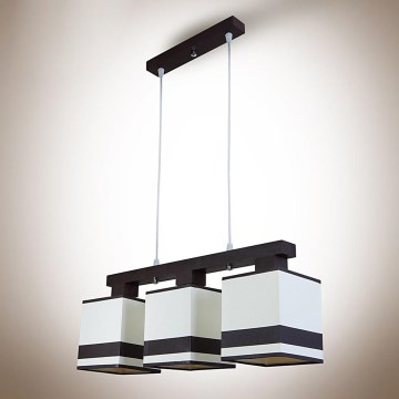 Lustre avec fil GRANADA 3xE14/40W/230V